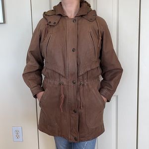 Nubuck leather jacket 90s